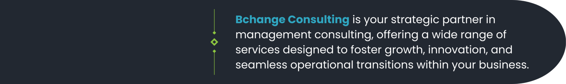 Bchange Consulting is your strategic partner in management consulting, offering a wide range of services designed to foster growth, innovation, and seamless operational transitions within your business.